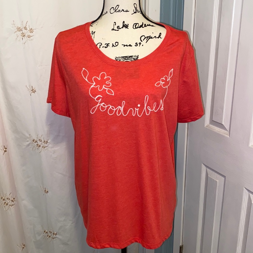 Orange short sleeve t-shirt
